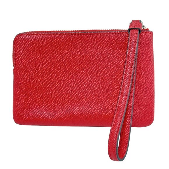 Auth COACH - F58032 Red Leather Pouch - Picture 2 of 6